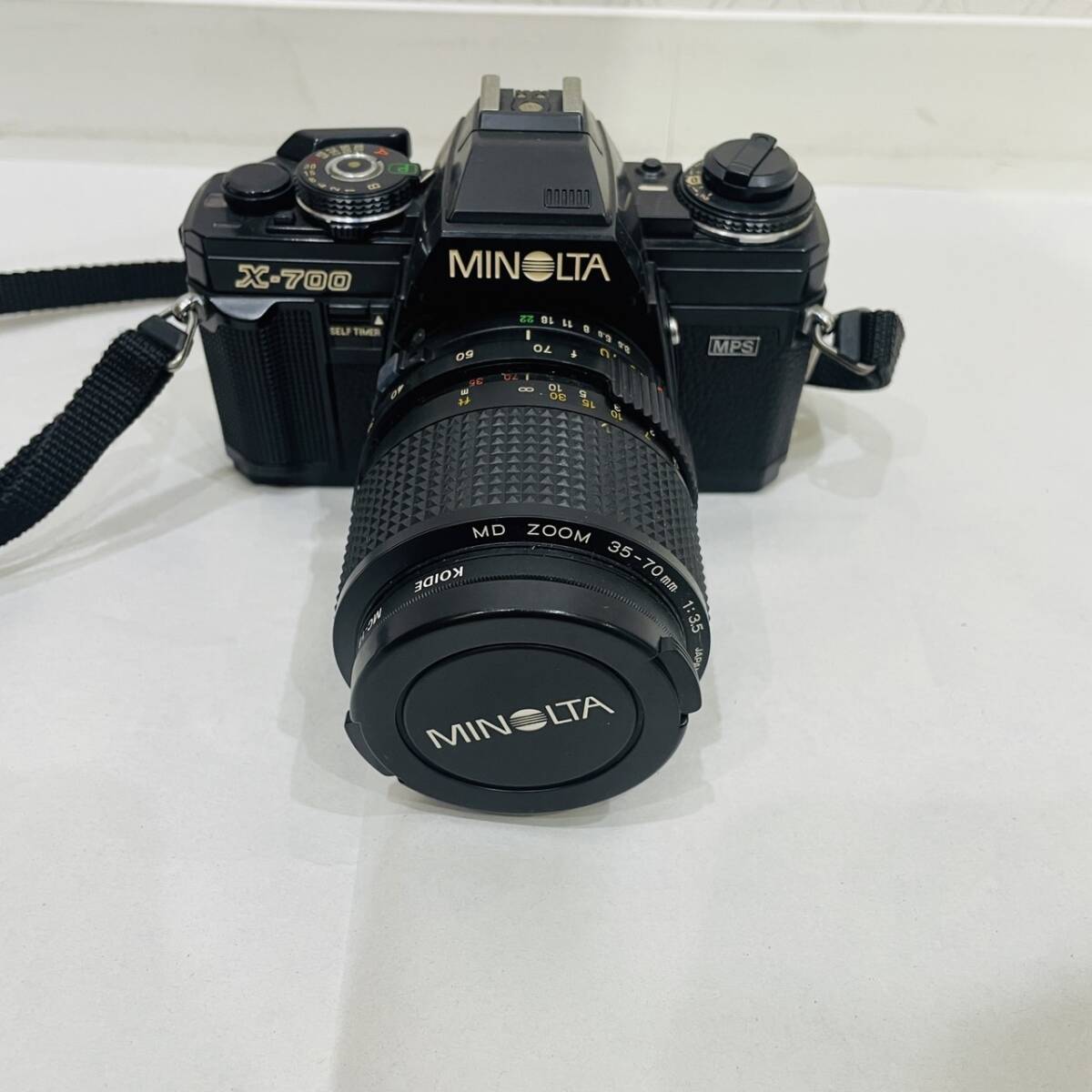 【H11469OR】 1円～ MINOLTA X-700 一眼フィルムカメラ レンズ 35-70mm 1:3.5 動作未確認 ジャンク ミノルタ カメラ レトロの画像1