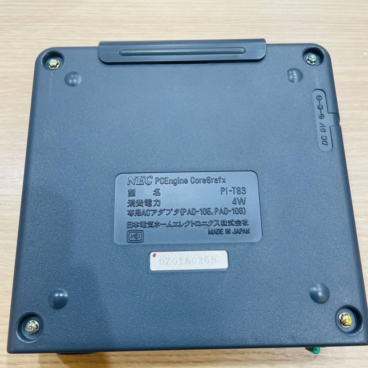 [H11293OR] 1 jpy ~ NEC PCEngine CoreGrafx PI-TG3 PC engine core graphics box instructions attaching box dirt equipped electrification not yet verification 