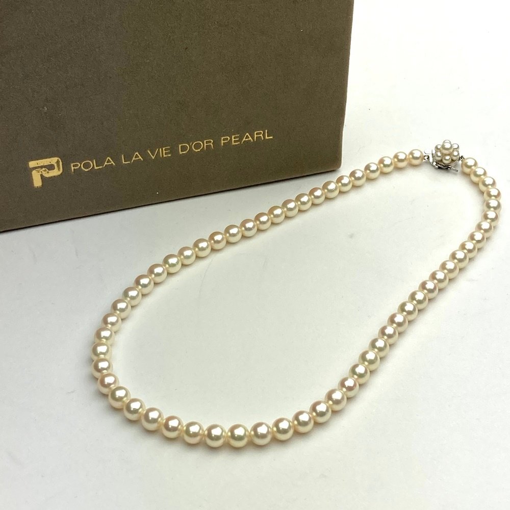 早割切符 rm) - Yahoo!オークション POLA ネックレス パール 真珠 ポーラ その他