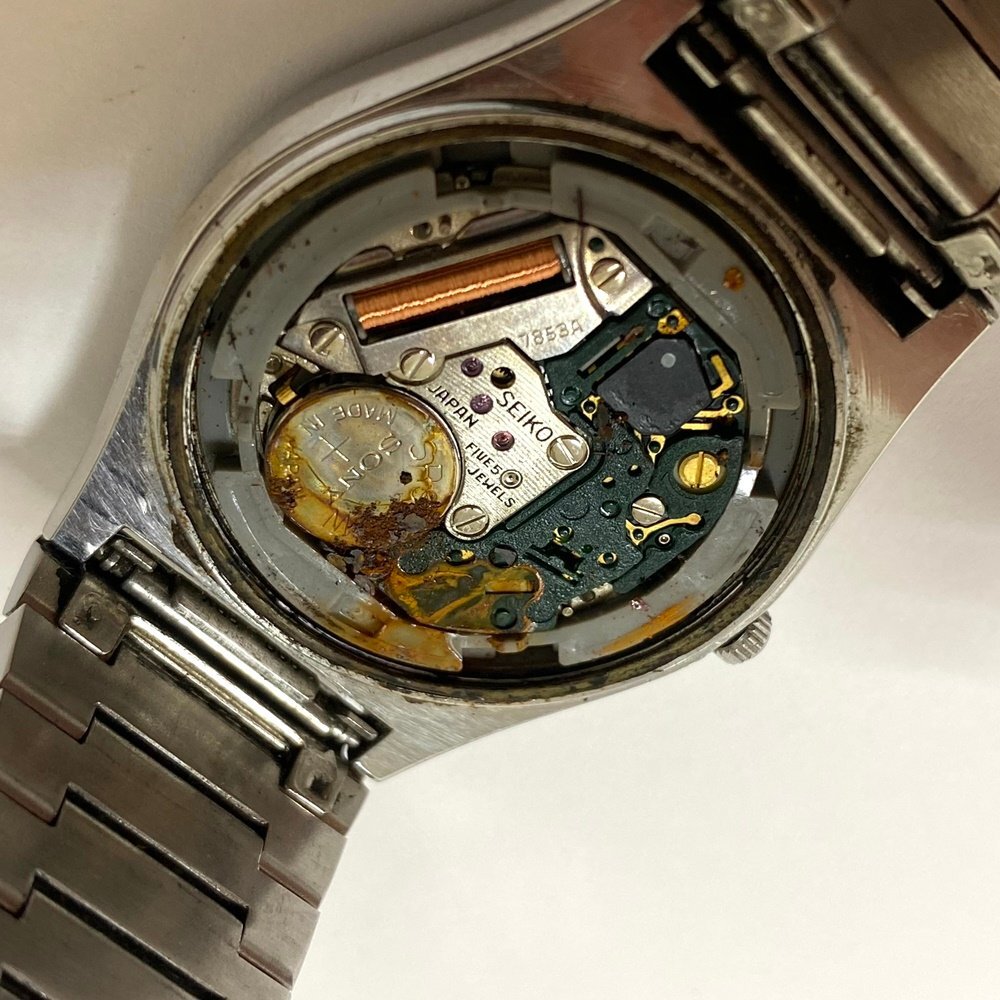 rm) SEIKO セイコー ROAD QUARTZ ロードクオーツ 腕時計 ウォッチ 7853-8000 ※中古 不動 ジャンク品 難有 経年保管品 現状渡しの画像8