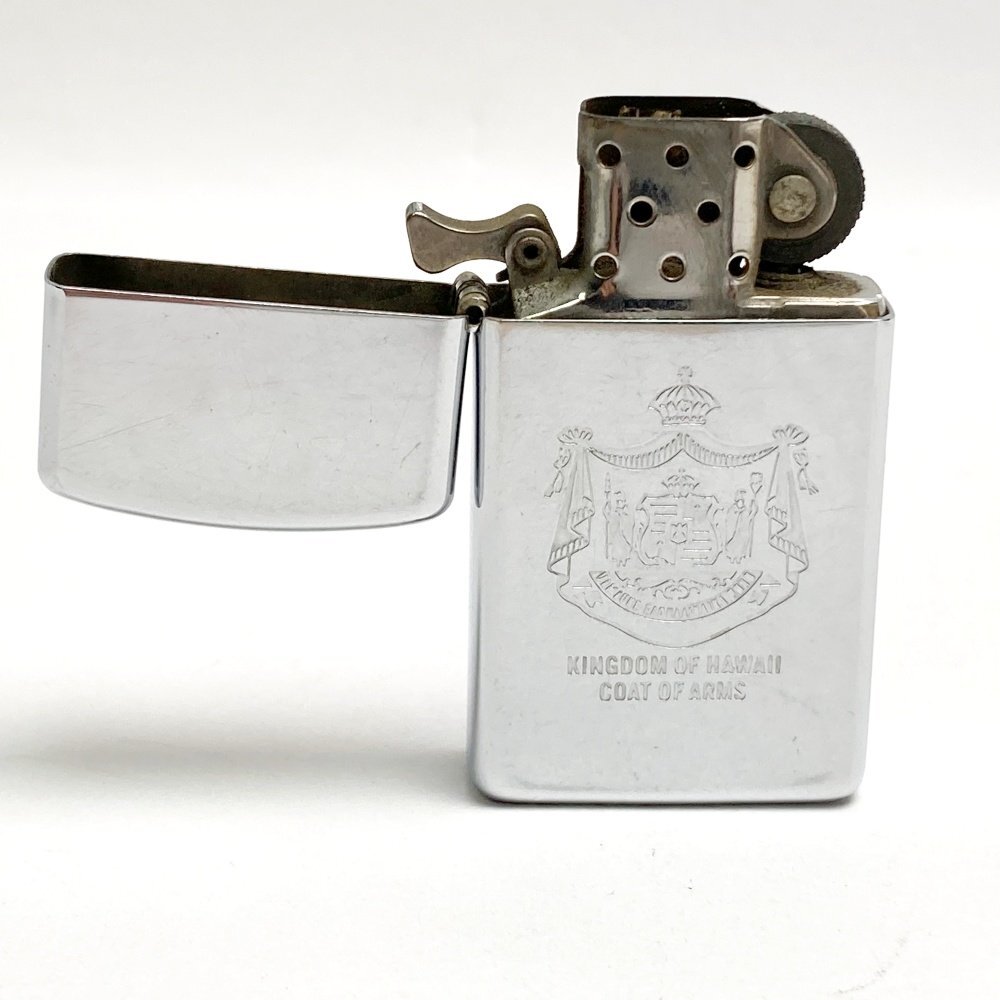 rm)ジッポー Zippo ジッポ キングオブハワイ Kingdom of Hawaii 刻印I Ⅱ/1986年9月製造 ヴィンテージ ※着火未確認 火花でました 現状渡し_画像5