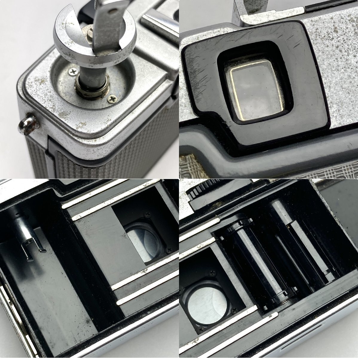 rm) 【ジャンク扱い】 OLYMPUS-PEN オリンパス ペン フィルム カメラ EE-2 1:3.5 f=28mm Lens MADE IN JAPAN 中古 USED 現状渡しの画像6