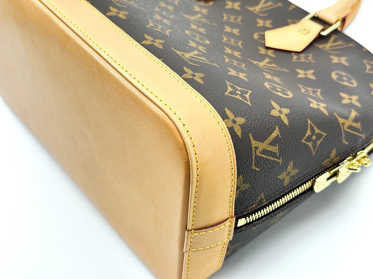 A) LOUIS VUITTON ルイヴィトン モノグラム アルマ M51130 ハンドバッグ 超美品  箱・保存袋・パドロック・鍵付 中古の画像7