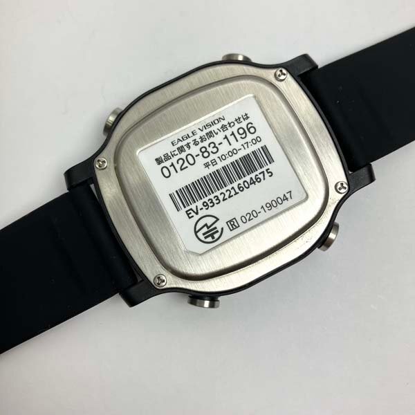 t)EAGLE VISION watch ACE イーグルビジョン ウォッチ エース EV-933 ゴルフナビ GPS 腕時計型 距離計測機 中古 ※通電/充電確認済 箱/他有の画像5