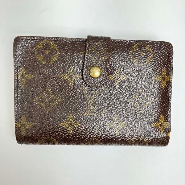 t)ルイ・ヴィトン LOUIS VUITTON モノグラム ポルトモネビエヴィエノワ M61663 がま口財布 中古 ※剥がれ/破れ有り ゆうパケット300円の画像1