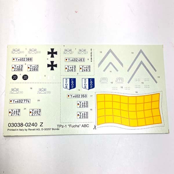 t)TPz-1fks,,FUCHS\'\' A6 ABC 3038 plastic model 1/35s case military plastic model assembly type * not yet final product breaking the seal ending / present condition goods / long-term keeping goods 