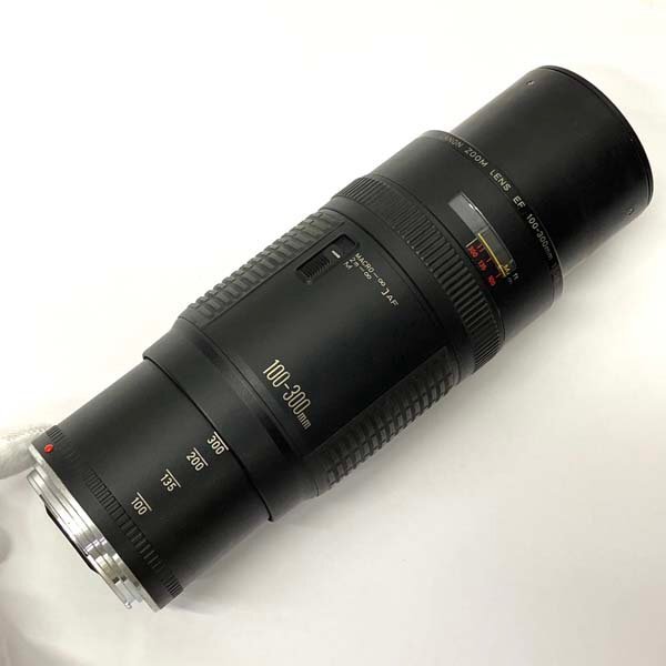 t)キャノン Canon ズームレンズ CANON ZOOM LENS EF 100-300mm F5.6 カメラ用品 ※動作未確認 現状品 ジャンク品 レンズ内カビ有りの画像4