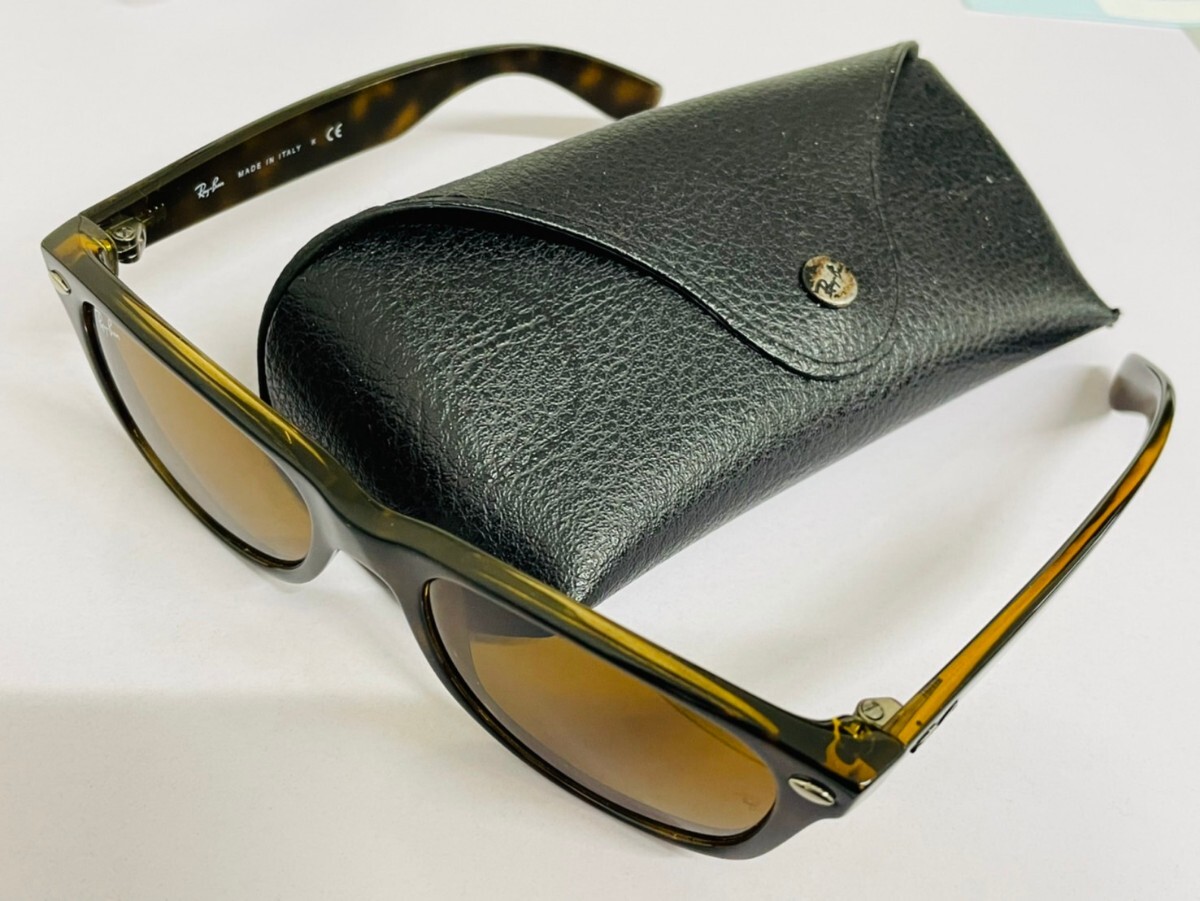 中古美品　Ray-Ban レイバン　サングラス　RB2132　NEW WAYFARER　710　52 18 3N　4195_画像1