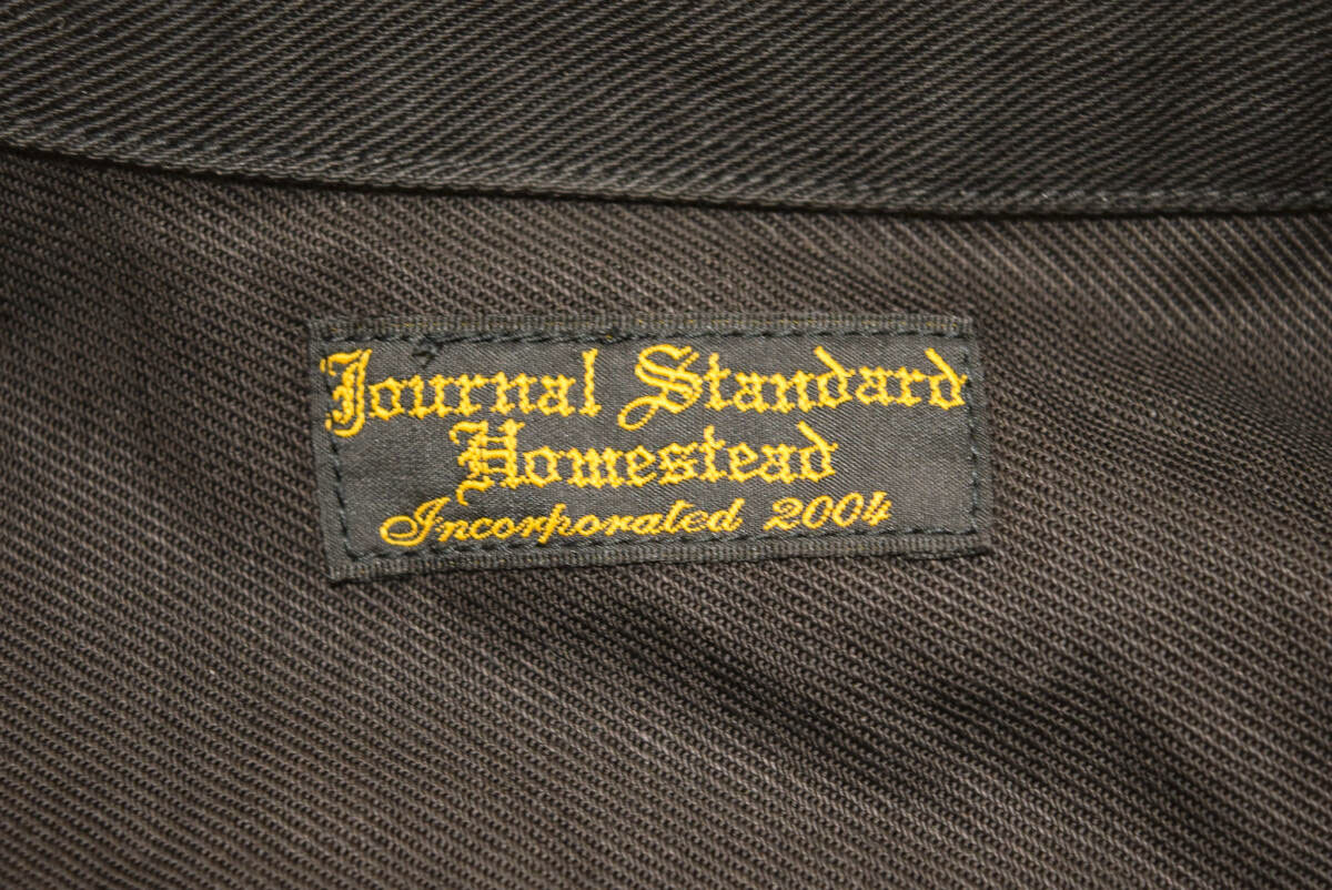 J.S HOMESTEAD J.S ホームステッド コットン 100% 黒 スナップボタン ブラックデニム Gジャン ジャケット L 春 (J0040203)の画像4