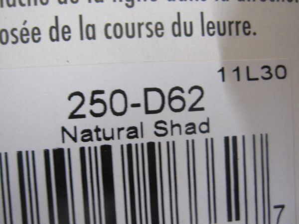 バンディット ルアーズ レッジ 250シリーズ #D62 ナチュラルシャッド 新品 Ledgeの画像3