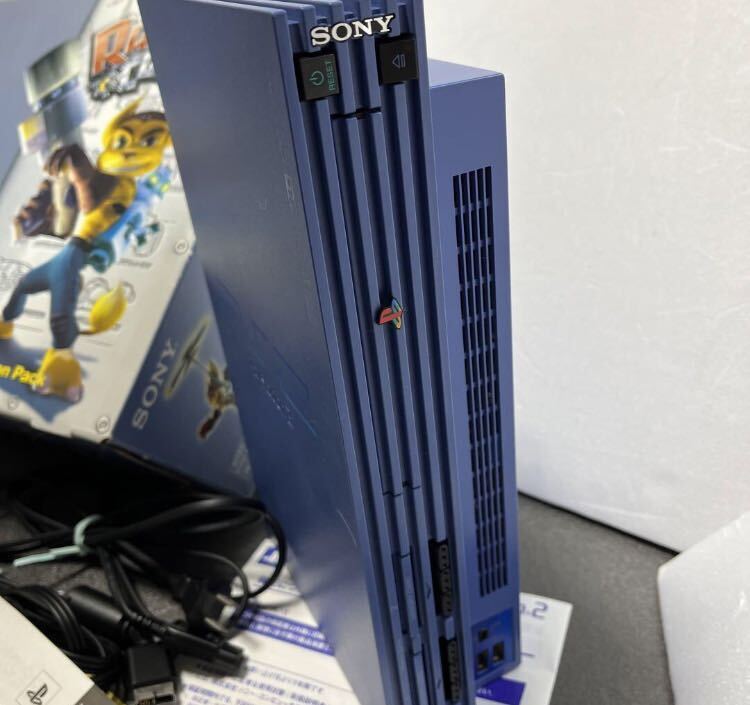 SONY ソニー トイザらス 限定 PS2 本体 SCPH-39000 TB トイズ・ブルー プレステ2 箱付き_画像2