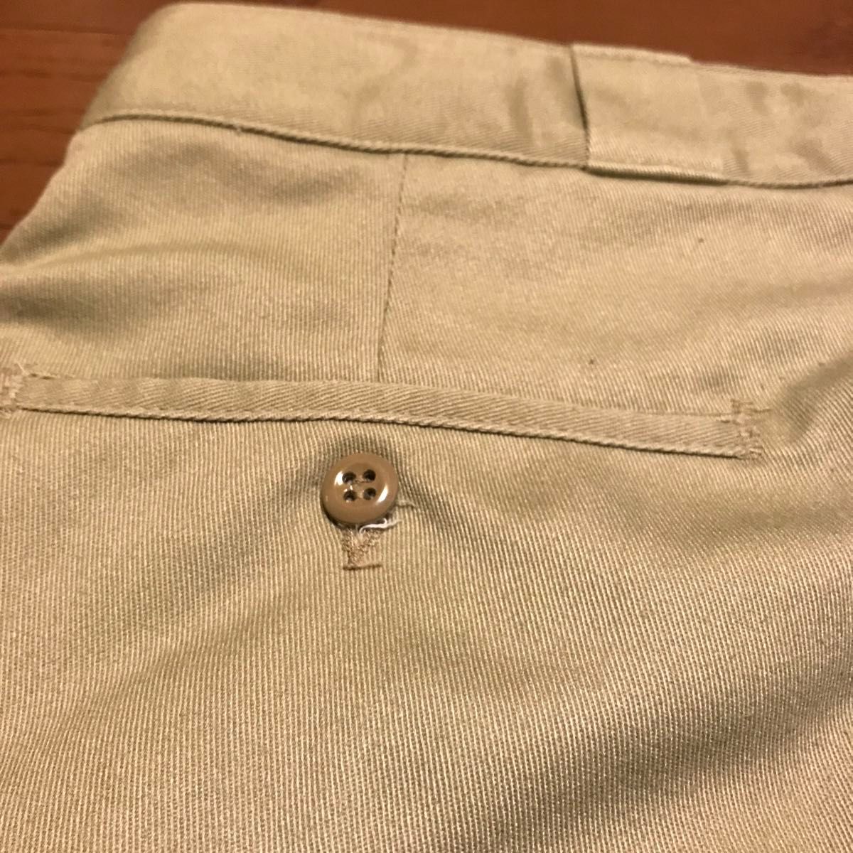 80s Dickies 874 made in USA製 TALONジップ W38 L32  ワークパンツ チノパン ベージュ