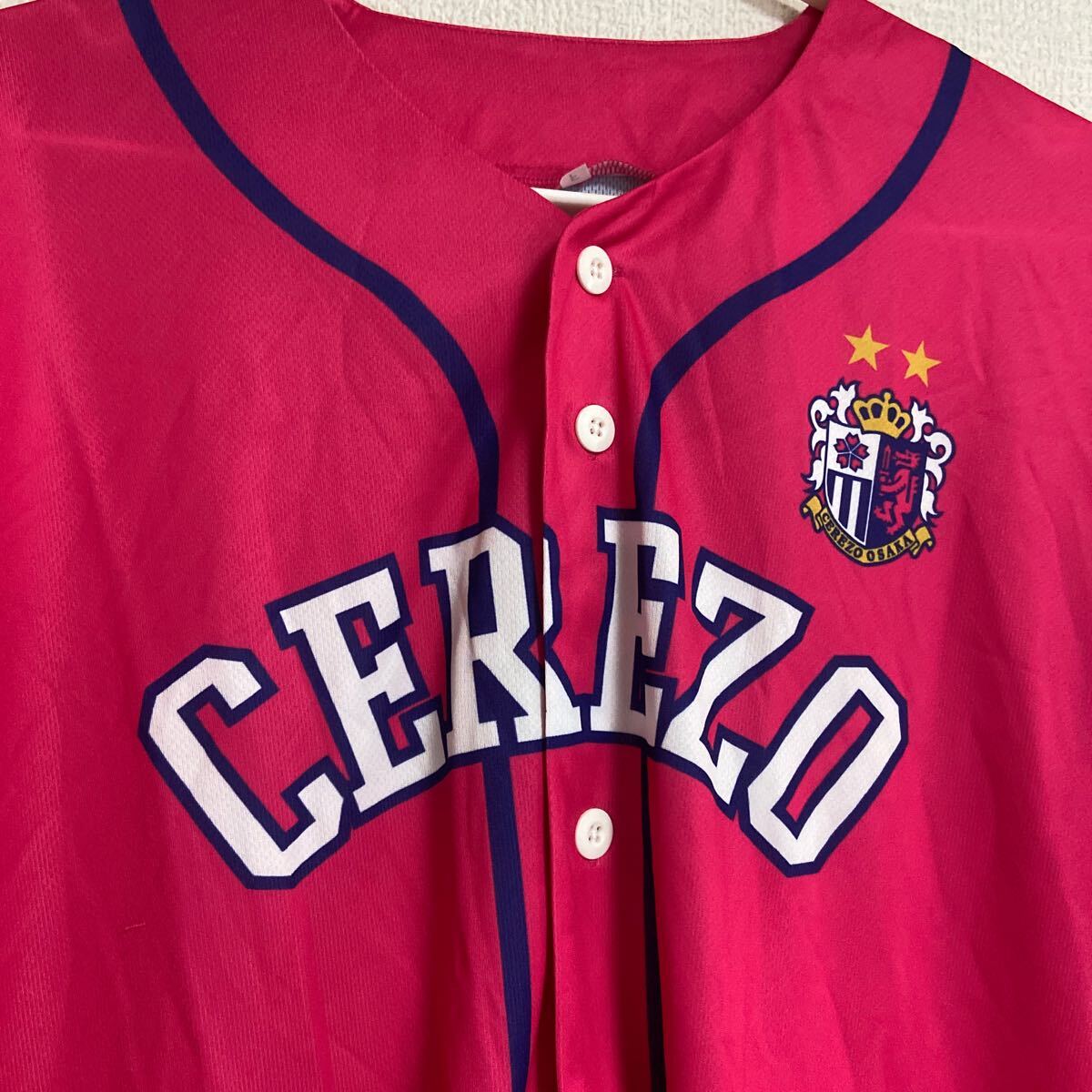 セレッソ大阪 ベースボールシャツ 非売品 フリーサイズ の画像1
