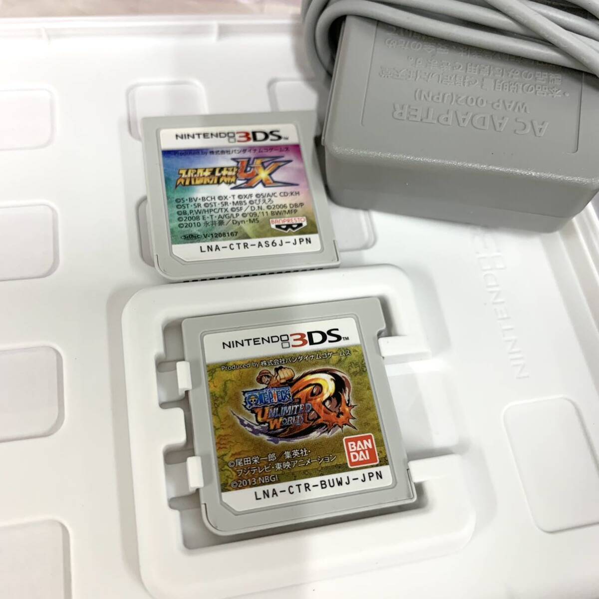 動作OK 3DSLL ワンピース アンリミテッドワールドR ルフィレッド SPR-001 ソフト 箱付き スーパーロボット大戦UX 現状品 カy15の画像2