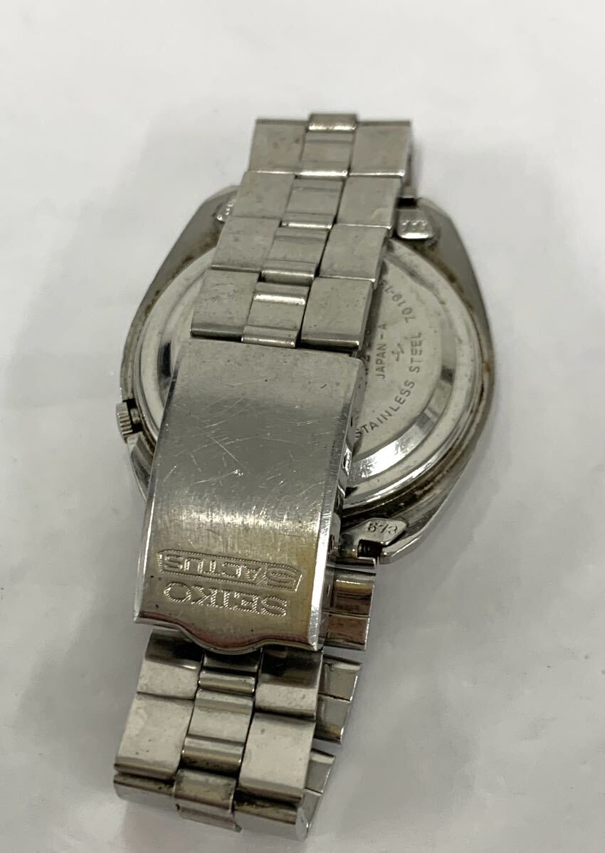 動作未確認 SEIKO 7019—7350 腕時計 5 ACTUS 自動巻き アナログ デイデイト 現状品 セイコー 5アクタス 機械式 オートマティック カgの画像7