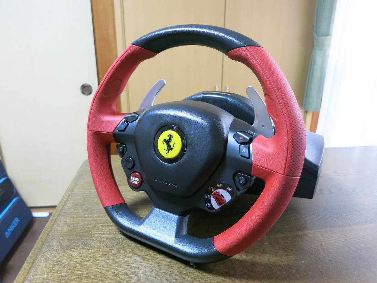 【中古】Thrustmaster Ferrari 458 Spider Racing Wheel_画像1