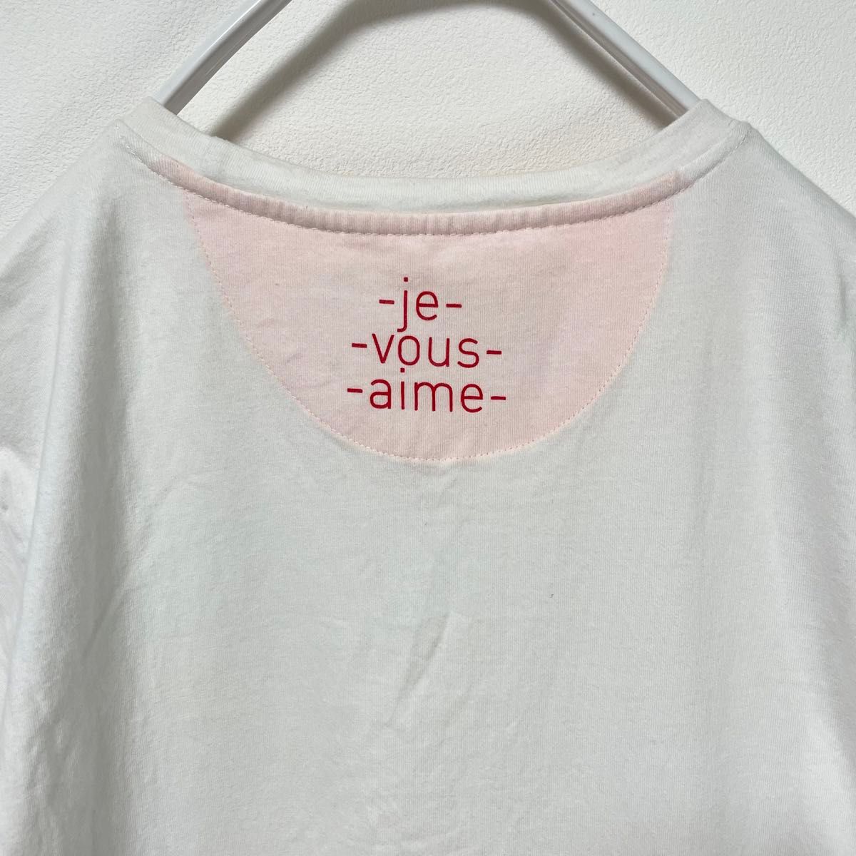 THE NEW DESIGNERS ハート 刺繍 モチーフ Tシャツ large ザニューデザイナーズ