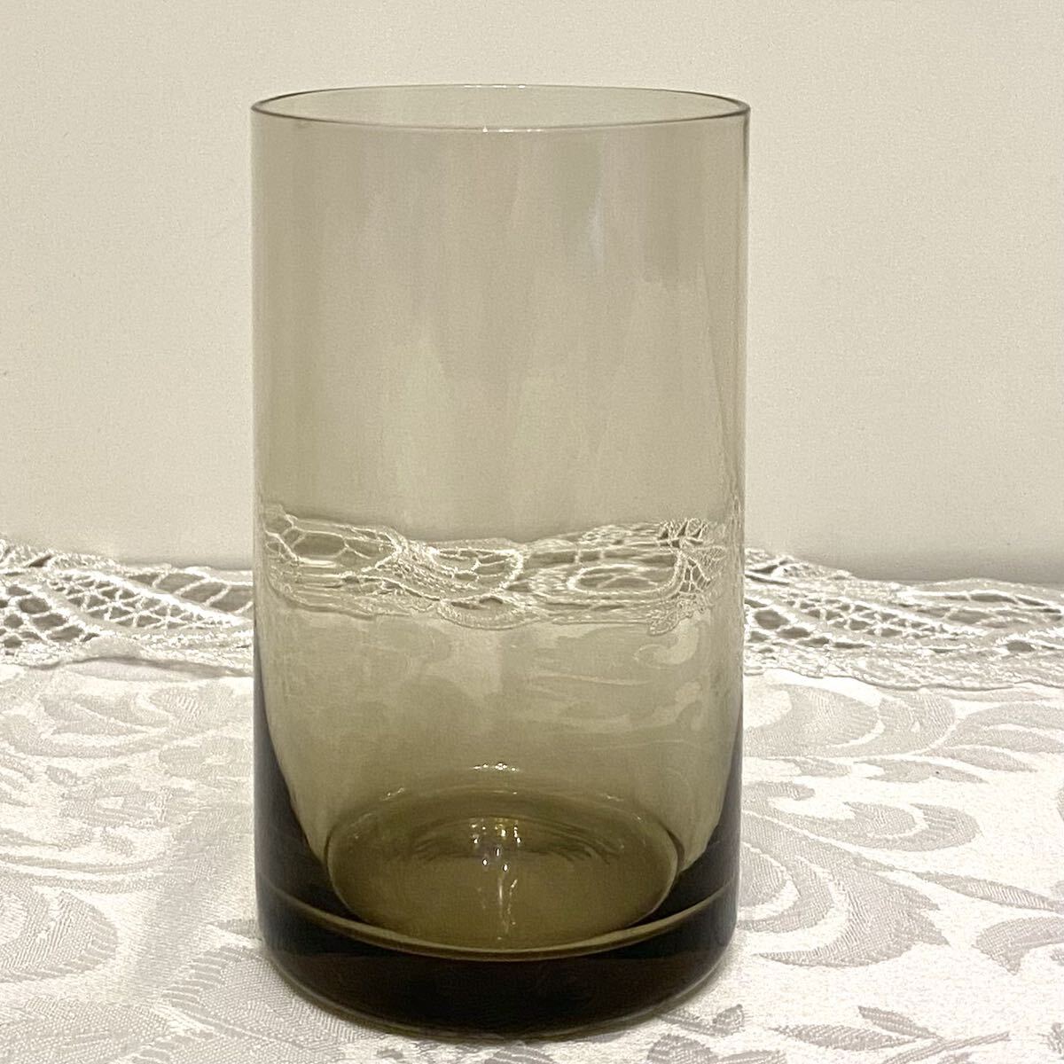 未使用 タンブラーグラス 8客セット HOYA クリスタルガラス 東洋ガラス 昭和レトロ ガラス タンブラー コップ ソフトドリンク 水割 日本製 _画像2