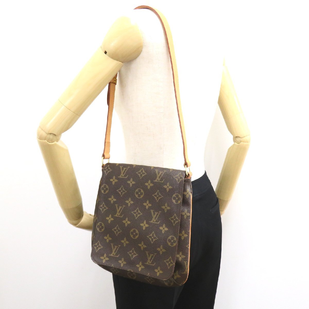 ルイ・ヴィトン ミュゼット サルサ ショート ブランドオフ LOUIS VUITTON ショルダーバッグ モノグラム 中古 レディース_画像5