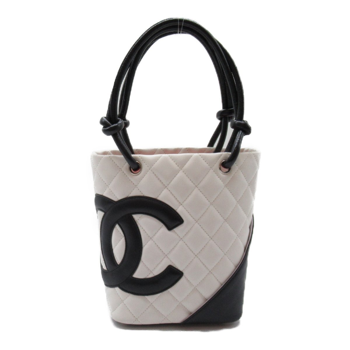 シャネル カンボンラインスモールトート バッグ ブランドオフ CHANEL レザー トートバッグ レザー 中古 レディースの画像1