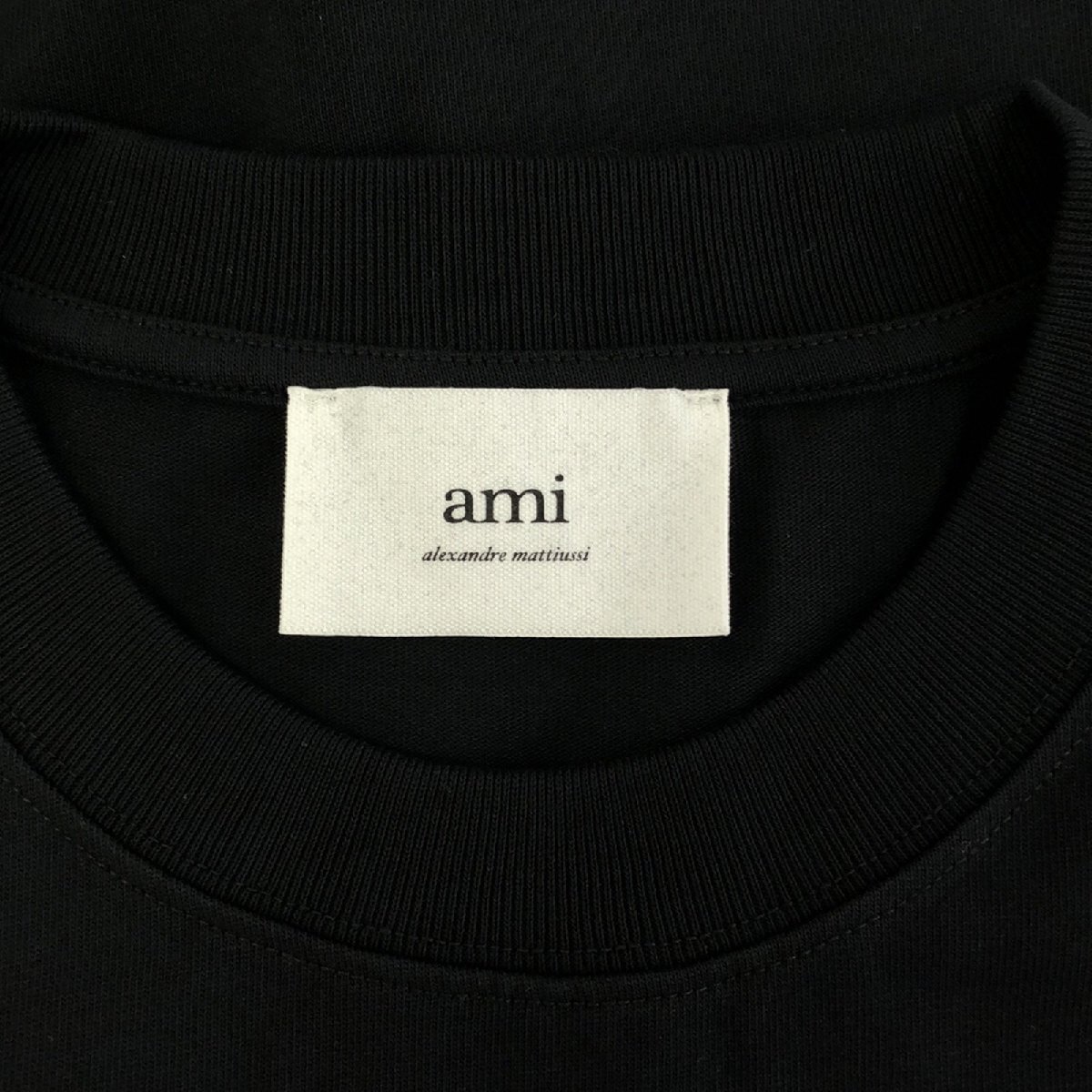 アミ ブランドオフ AMI コットン 半袖Tシャツ オーガニックコットン レディース_画像5