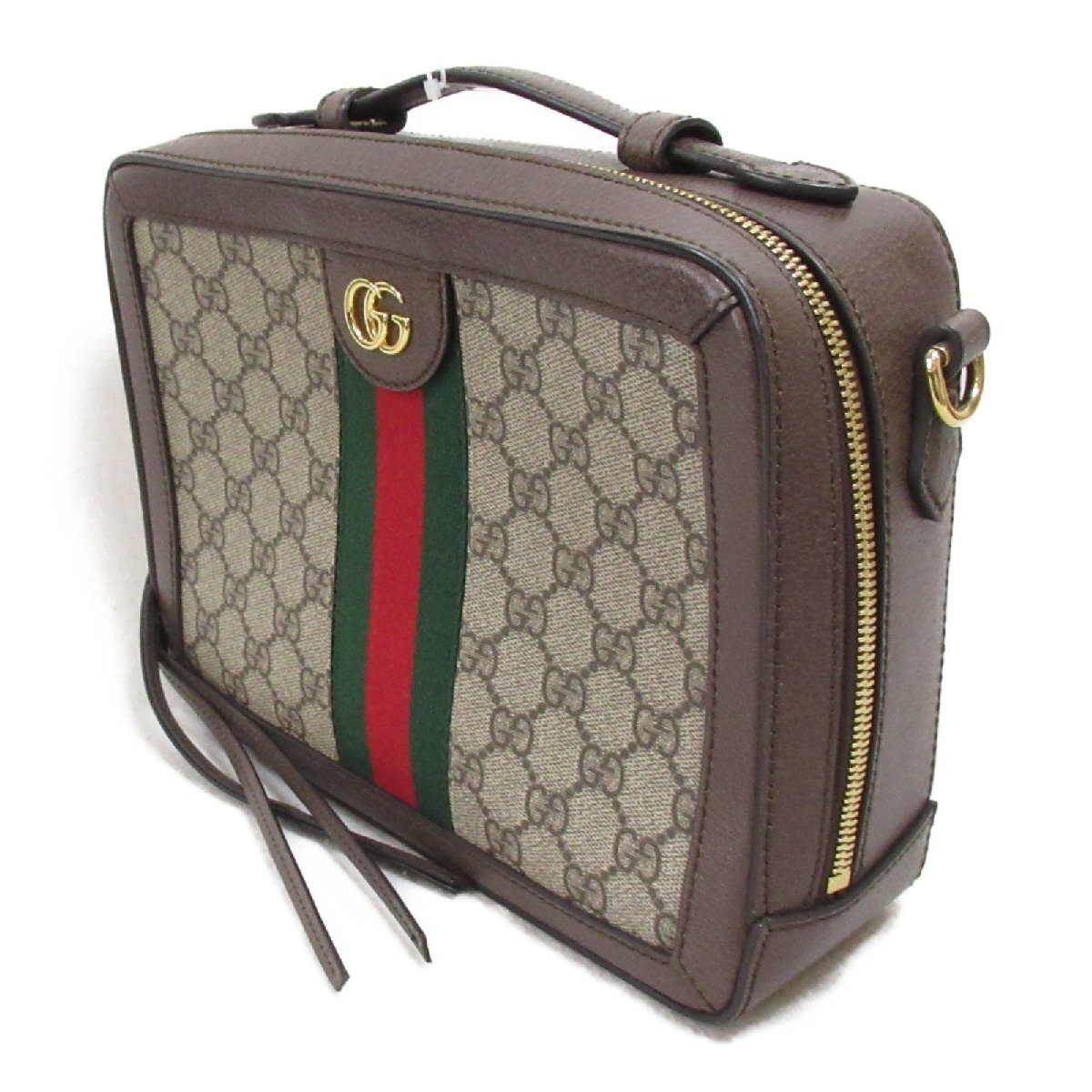 グッチ オフディア 　ショルダーバッグ ブランドオフ GUCCI レザー ショルダーバッグ コーティングキャンバス/レザー 中古 レディース_画像3