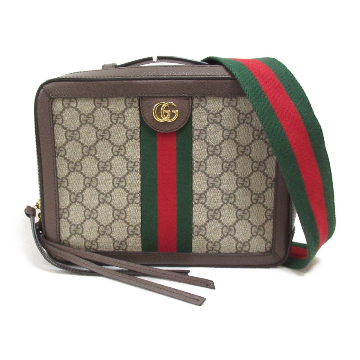 グッチ オフディア 　ショルダーバッグ ブランドオフ GUCCI レザー ショルダーバッグ コーティングキャンバス/レザー 中古 レディース_画像1