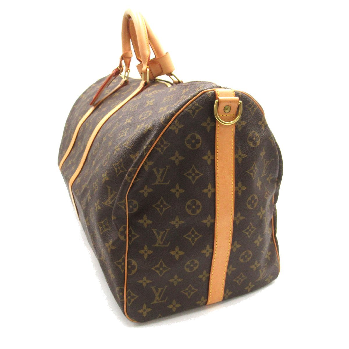 ルイ・ヴィトン キーポル バンドリエール55 ブランドオフ LOUIS VUITTON ボストンバッグ モノグラム 中古 メンズ レディース_画像3