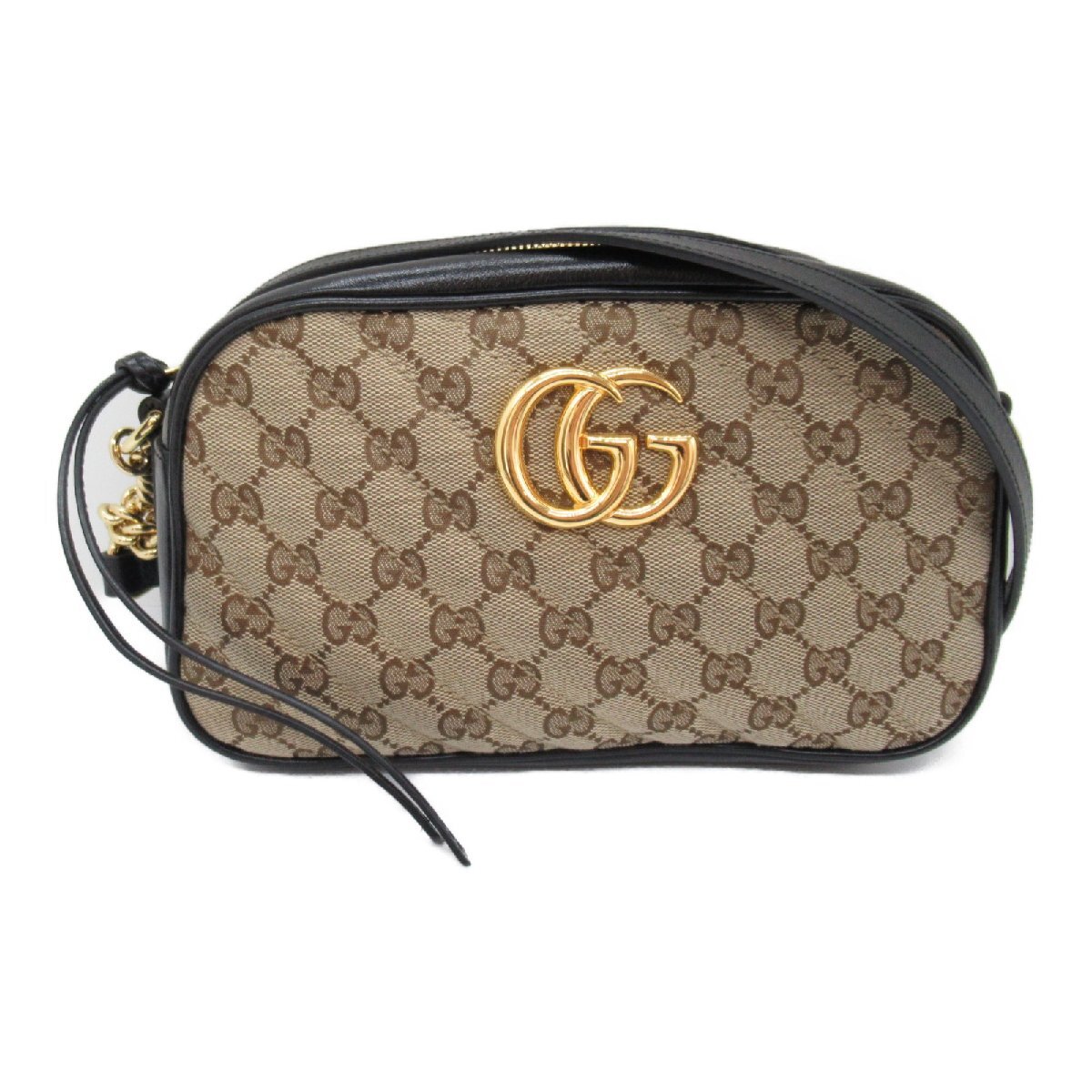 グッチ GG MARMONT　マーモント ブランドオフ GUCCI GGキャンバス ショルダーバッグ キャンバス/レザー 中古 レディース_画像1