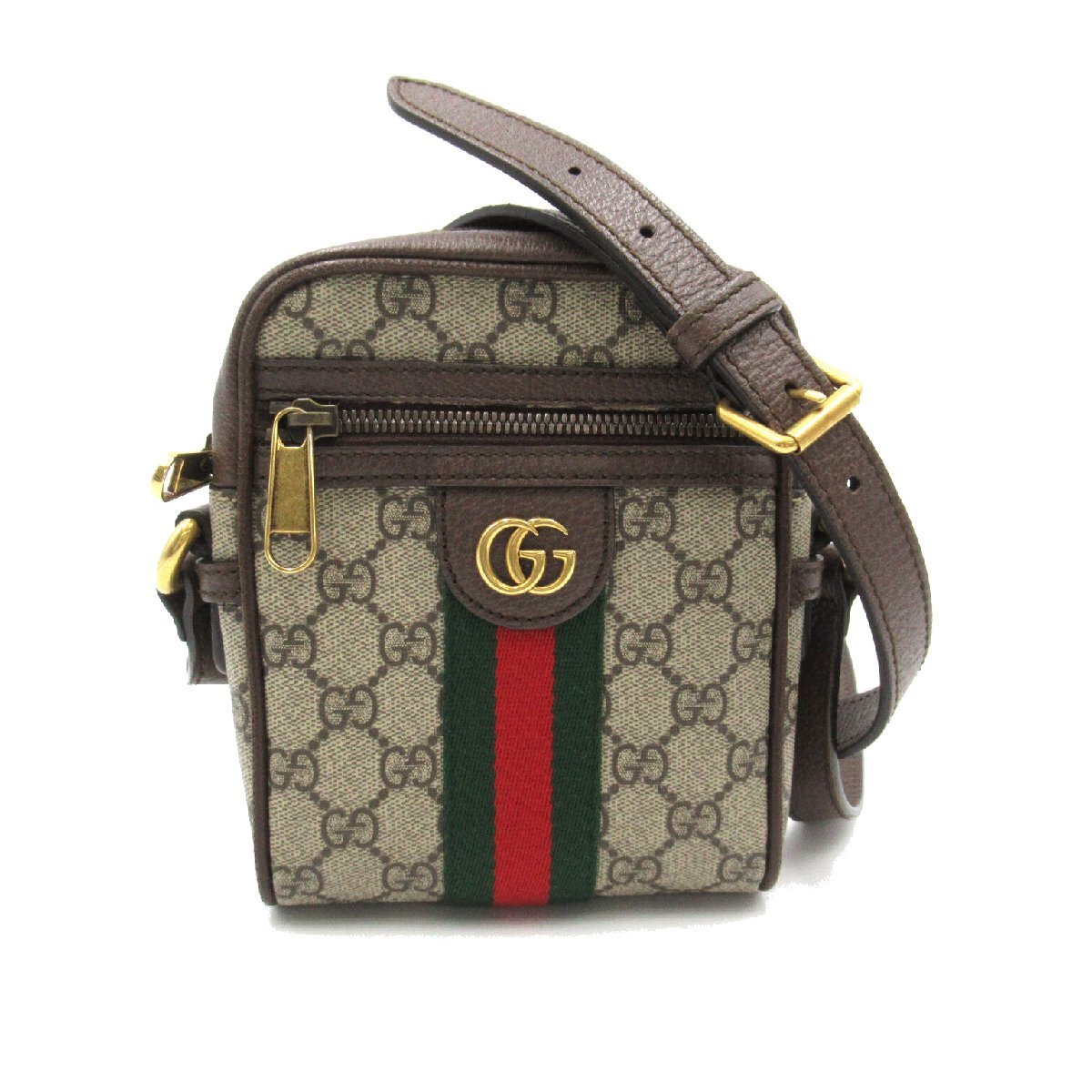 グッチ 〔オフィディア〕GGショルダーバッグ ブランドオフ GUCCI PVCコーティングキャンバス ショルダーバッグ コーティングキャンバス/レ_画像1