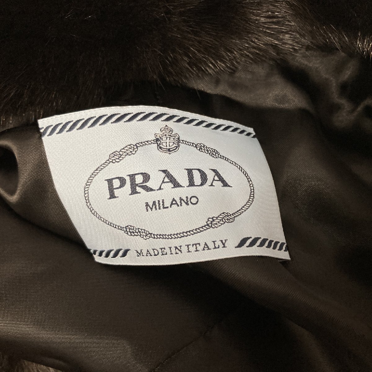 プラダ ファーコート ブランドオフ PRADA その他 その他コート ゴートファー 中古 レディース_画像4