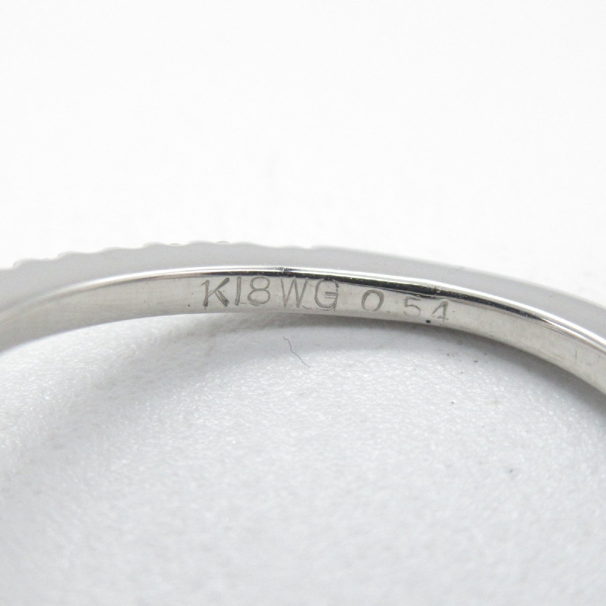 ジュエリー ダイヤモンドリング ブランドオフ JEWELRY K18WG（ホワイトゴールド） リング・指輪 K18WG 中古 レディース_画像4