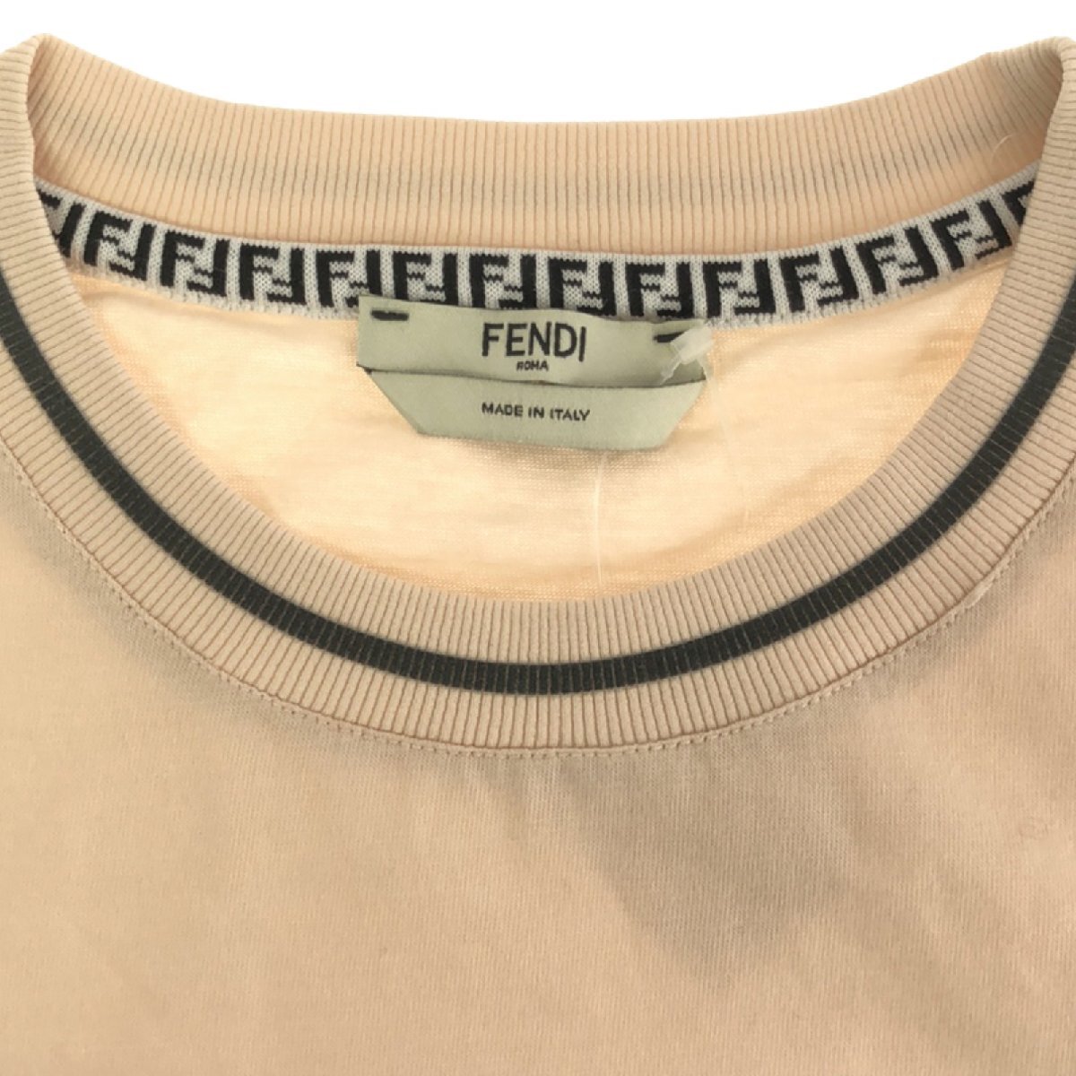  Fendi футболка короткий рукав бренд off FENDI хлопок короткий рукав футболка хлопок б/у женский 