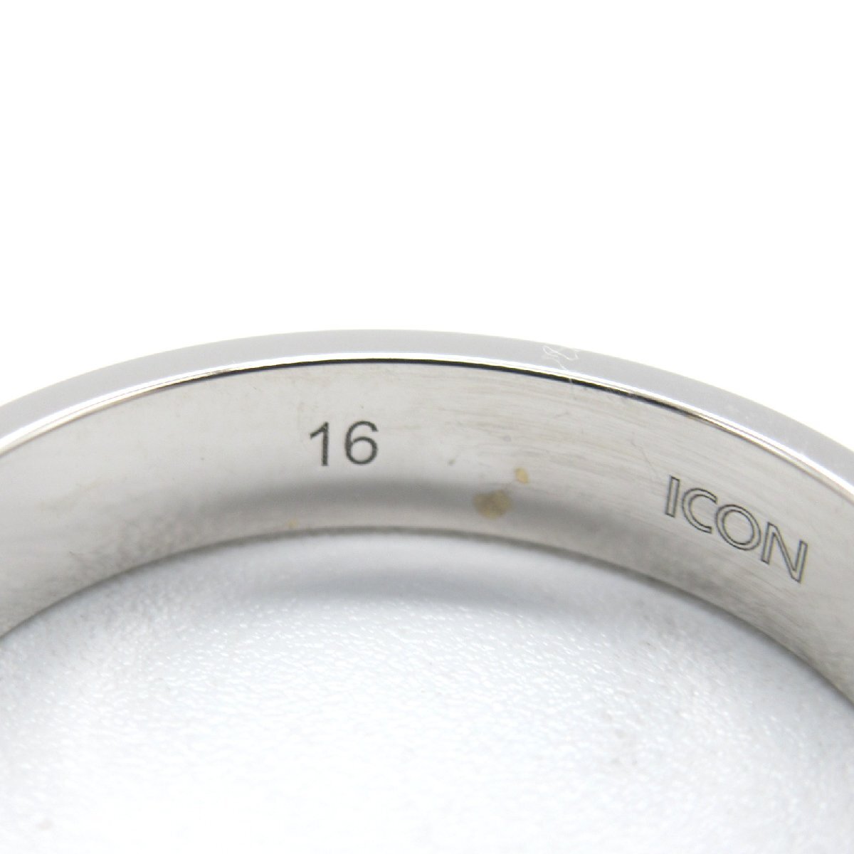 グッチ アイコンリング ブランドオフ GUCCI K18WG（ホワイトゴールド） リング・指輪 750WG 中古 メンズ レディース_画像6