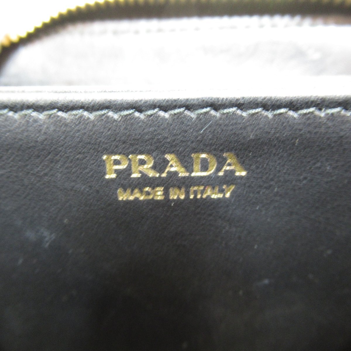 プラダ コインケース ブランドオフ PRADA レザー コインケース サフィアーノレザー 中古 メンズ レディース_画像7