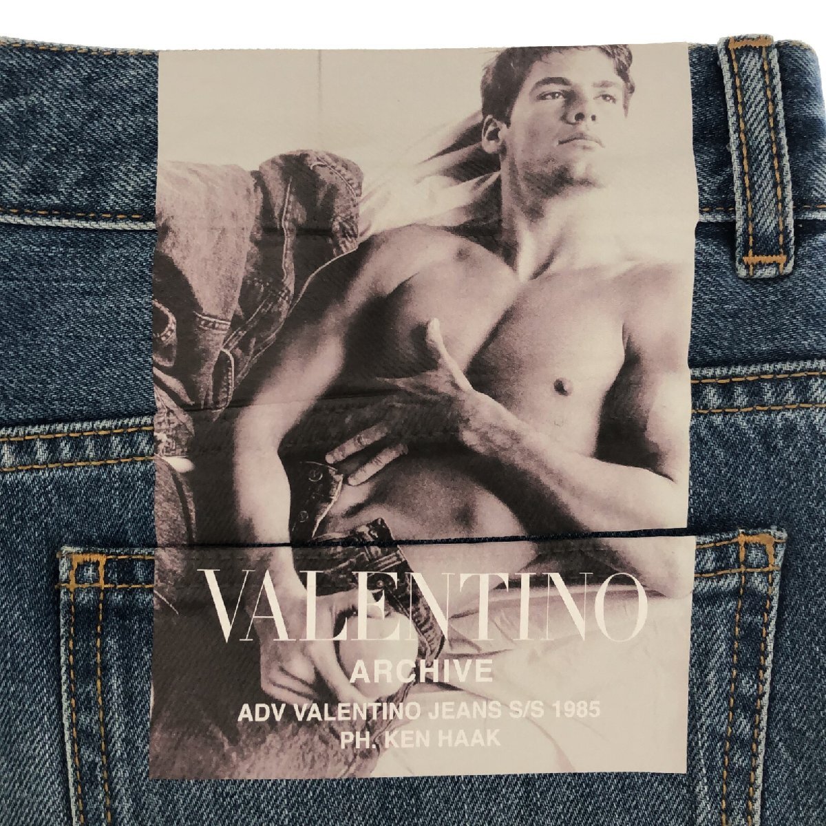 ヴァレンチノ デニムジーンズ ブランドオフ Valentino コットン デニムパンツ コットン 中古 メンズ_画像6