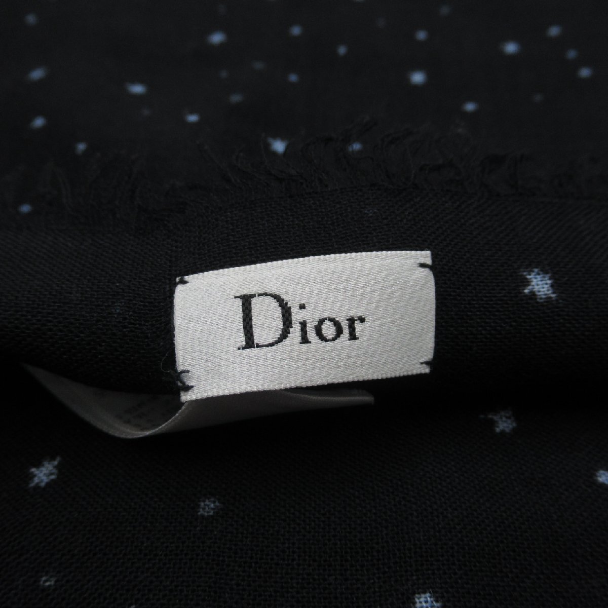 ディオール ストール ブランドオフ Dior ウール ストール ウール 中古 レディース_画像3