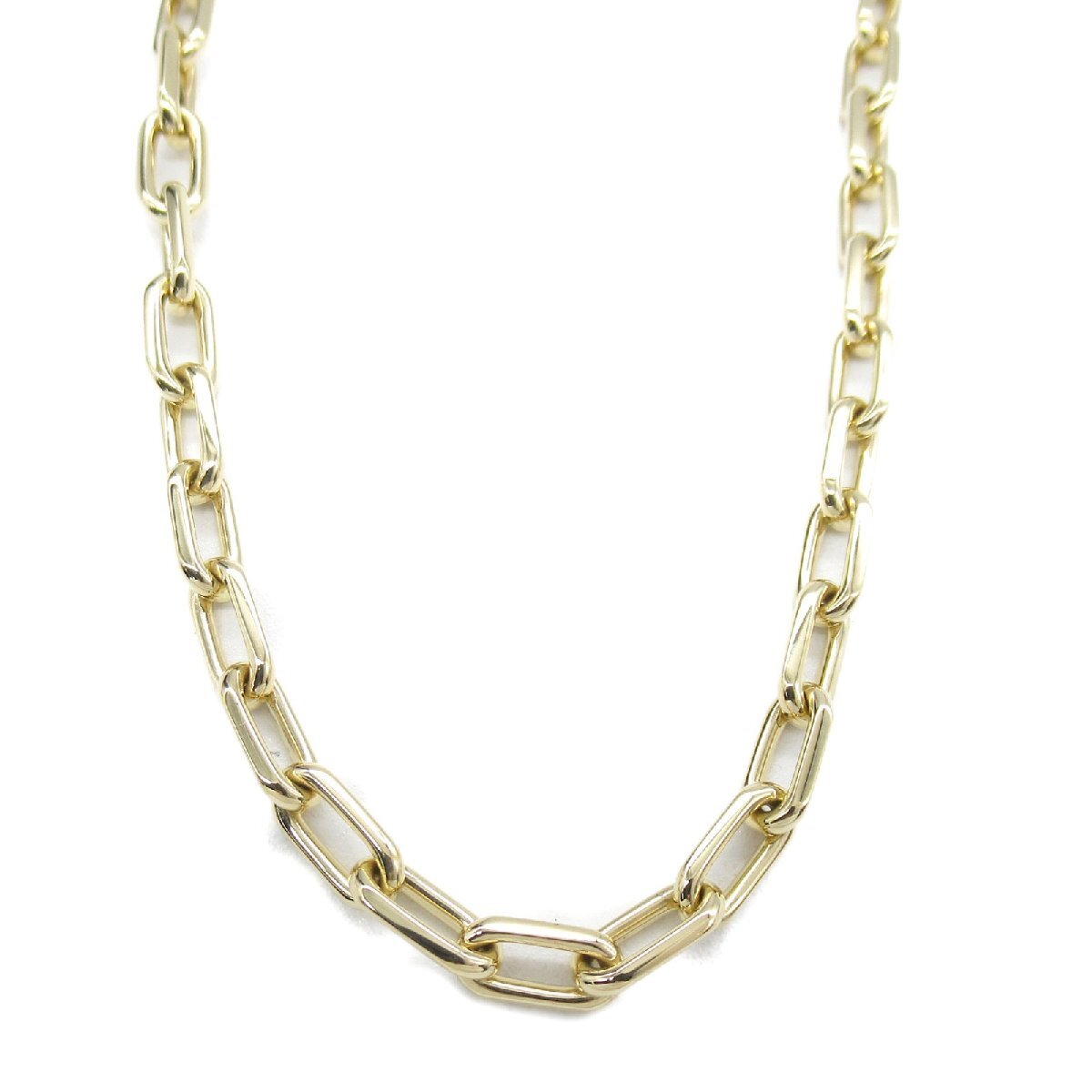  Cartier s Pal ta rental design necklace brand off CARTIER K18( yellow gold ) necklace 750YG used lady's 