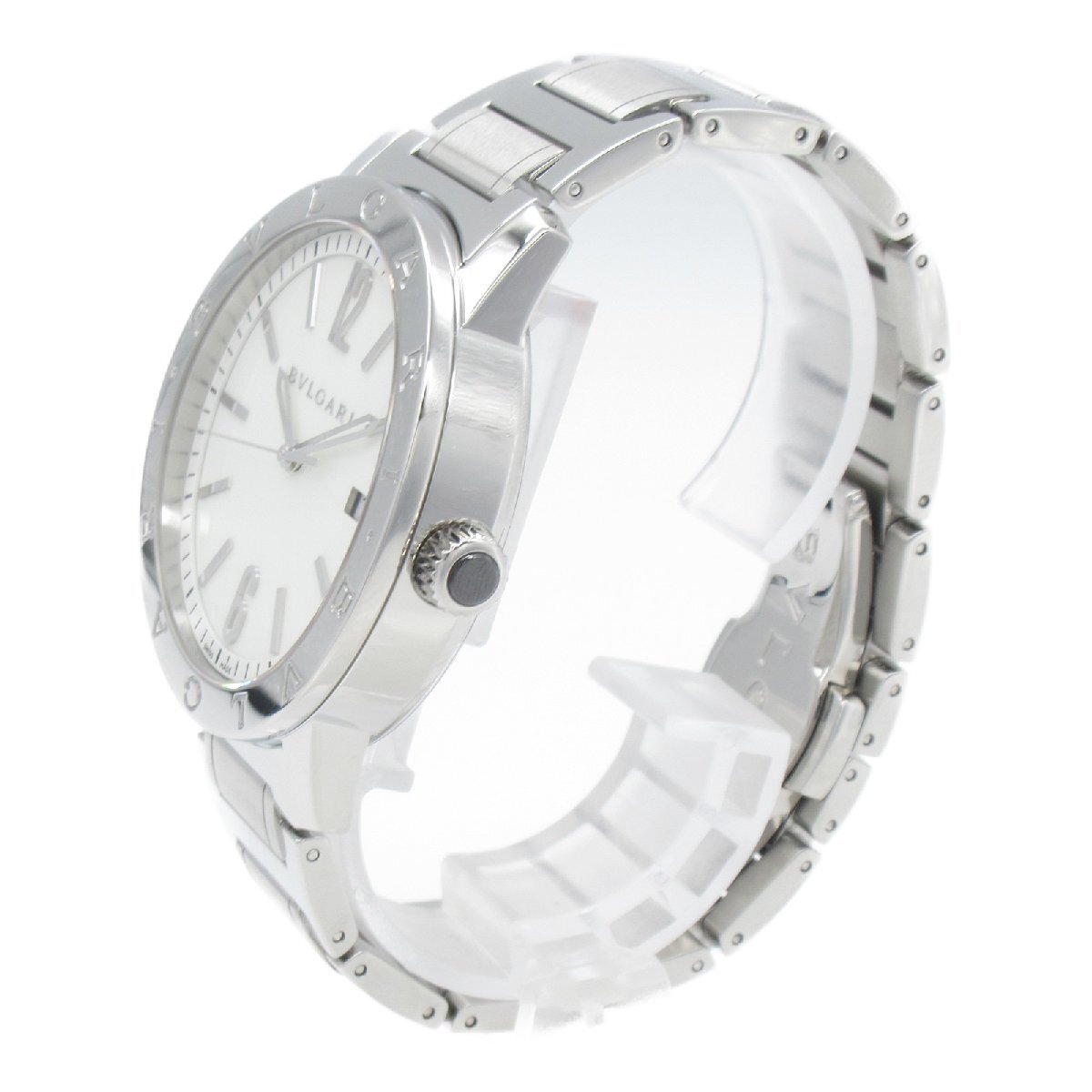 ブルガリ ブルガリ ブルガリ 腕時計 ウォッチ ブランドオフ BVLGARI ステンレススチール 腕時計 SS 中古 メンズ_画像2
