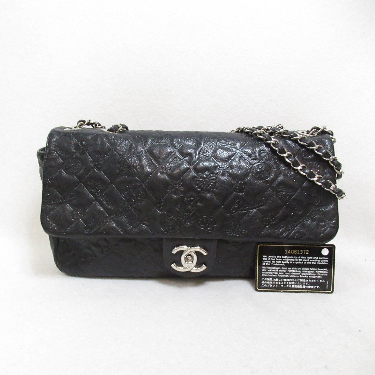 シャネル チェーンショルダー バッグ ブランドオフ CHANEL カーフ（牛革） ショルダーバッグ カーフ 中古 レディース_画像5