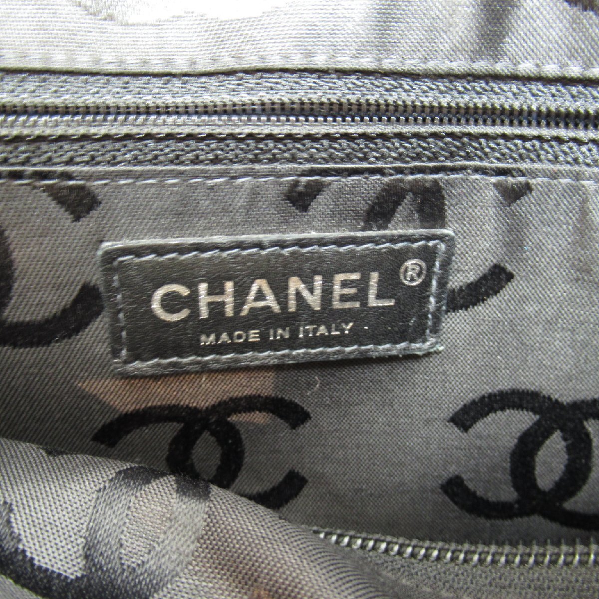 シャネル カンボンラインラージトート ブランドオフ CHANEL キャビアスキン(グレインドカーフ) トートバッグ レザー 中古 レディース_画像6