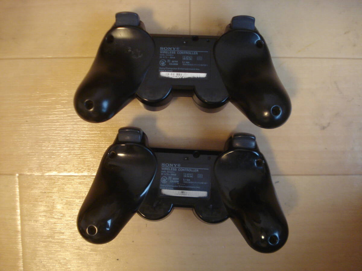X*SONY оригинальный PS3 PlayStation 3 беспроводной управление двойной амортизаторы 3/SIXAXIS совместно 9 шт. комплект не осмотр товар * дешевая доставка!