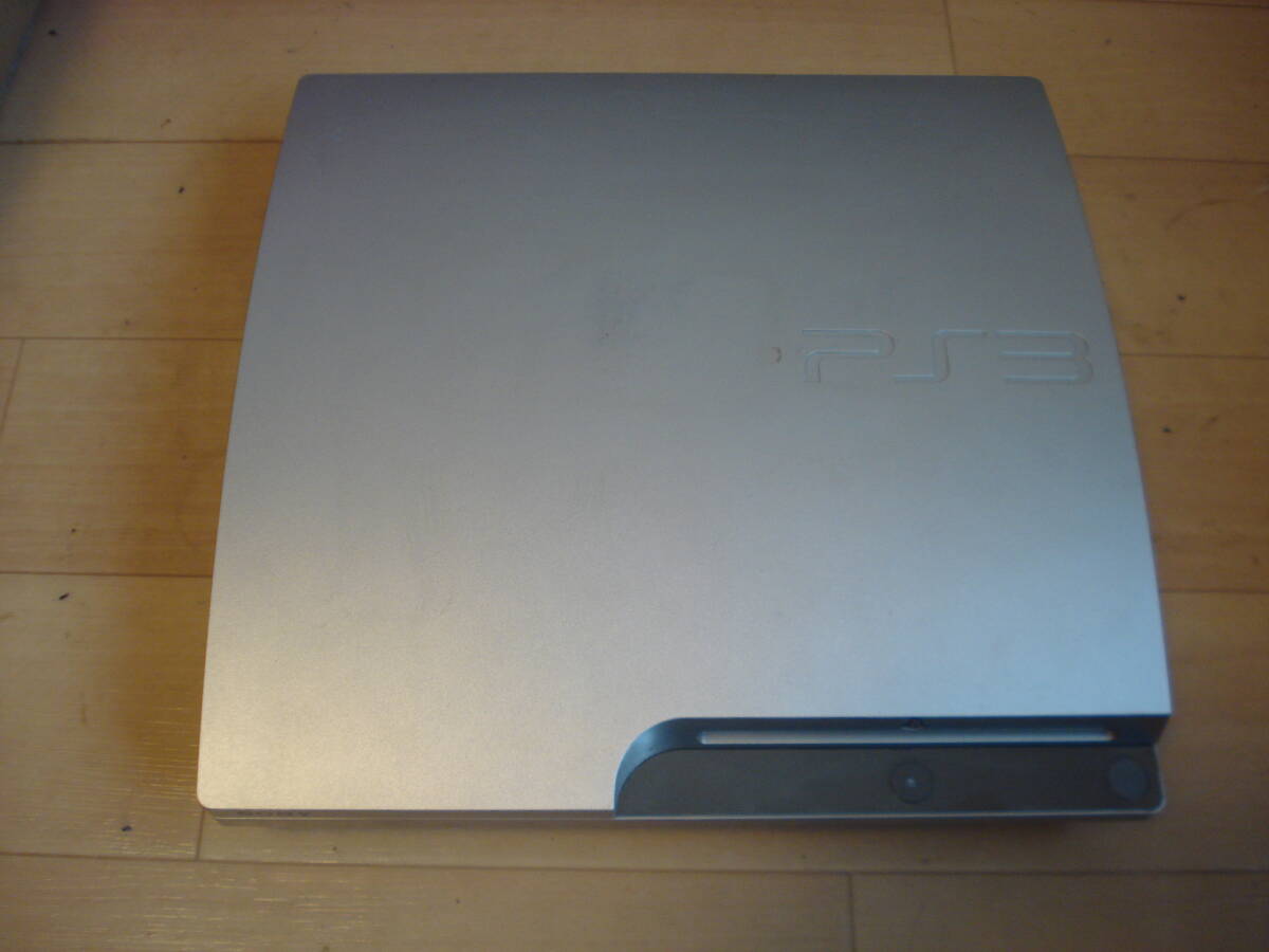 A*SONY PS3 body CECH-2500B SS 320GB satin * silver body only work properly superior article * cheap postage!