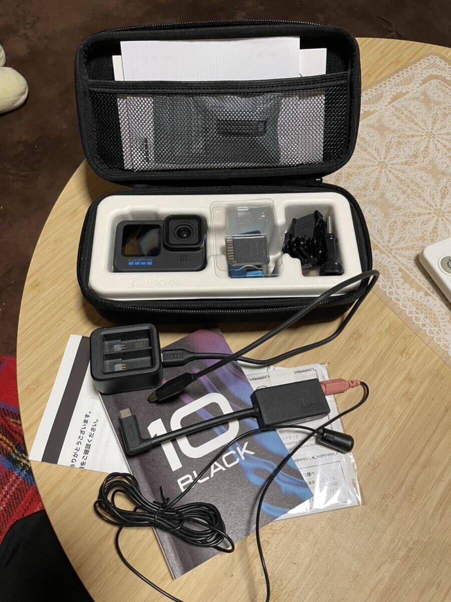 GoPro10 Black バッテリー予備＋マイクアダプターの画像2