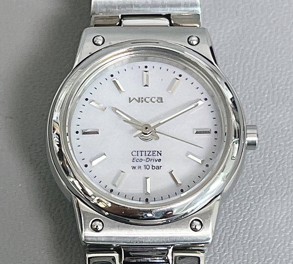 シチズン wicca ウィッカ ソーラー エコドライブ レディース E030-S001935 腕時計 の画像2