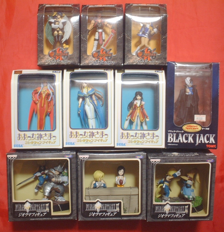  prize [ van Puresuto / Sega ] Guilty gear XX& Aa Megami-sama & Final Fantasy 9 Black Jack collection figure 