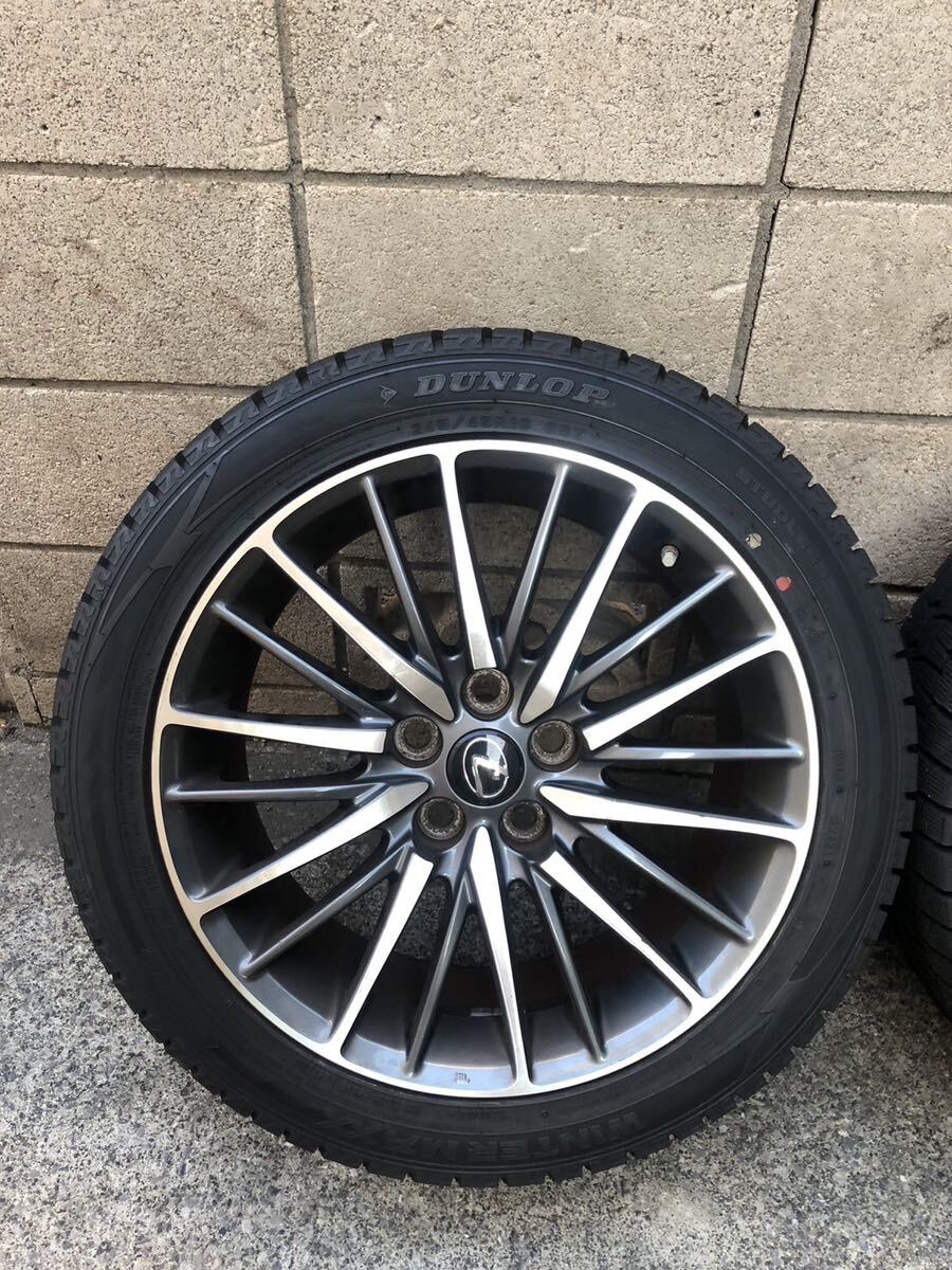 レクサス純正ホイール19インチスタッドレスLS500UVF45、245/45R19ダンロップの画像2