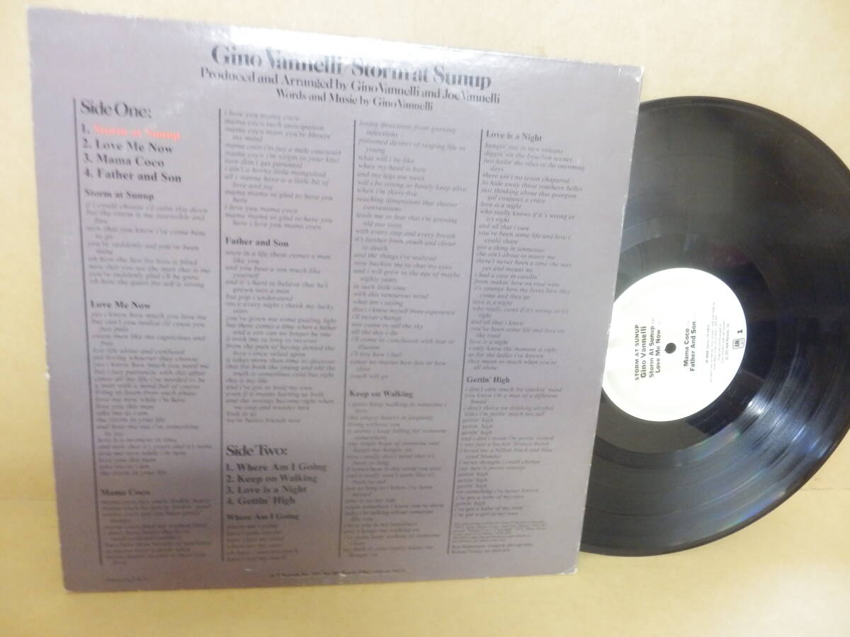 LP輸入盤2点;Gino Vannelli「Crazy Life」「Storm at Sunup」の画像3