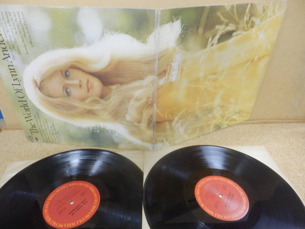 2ＬP輸入盤；リン・アンダーソン「The World of Lynn Anderson」_画像1