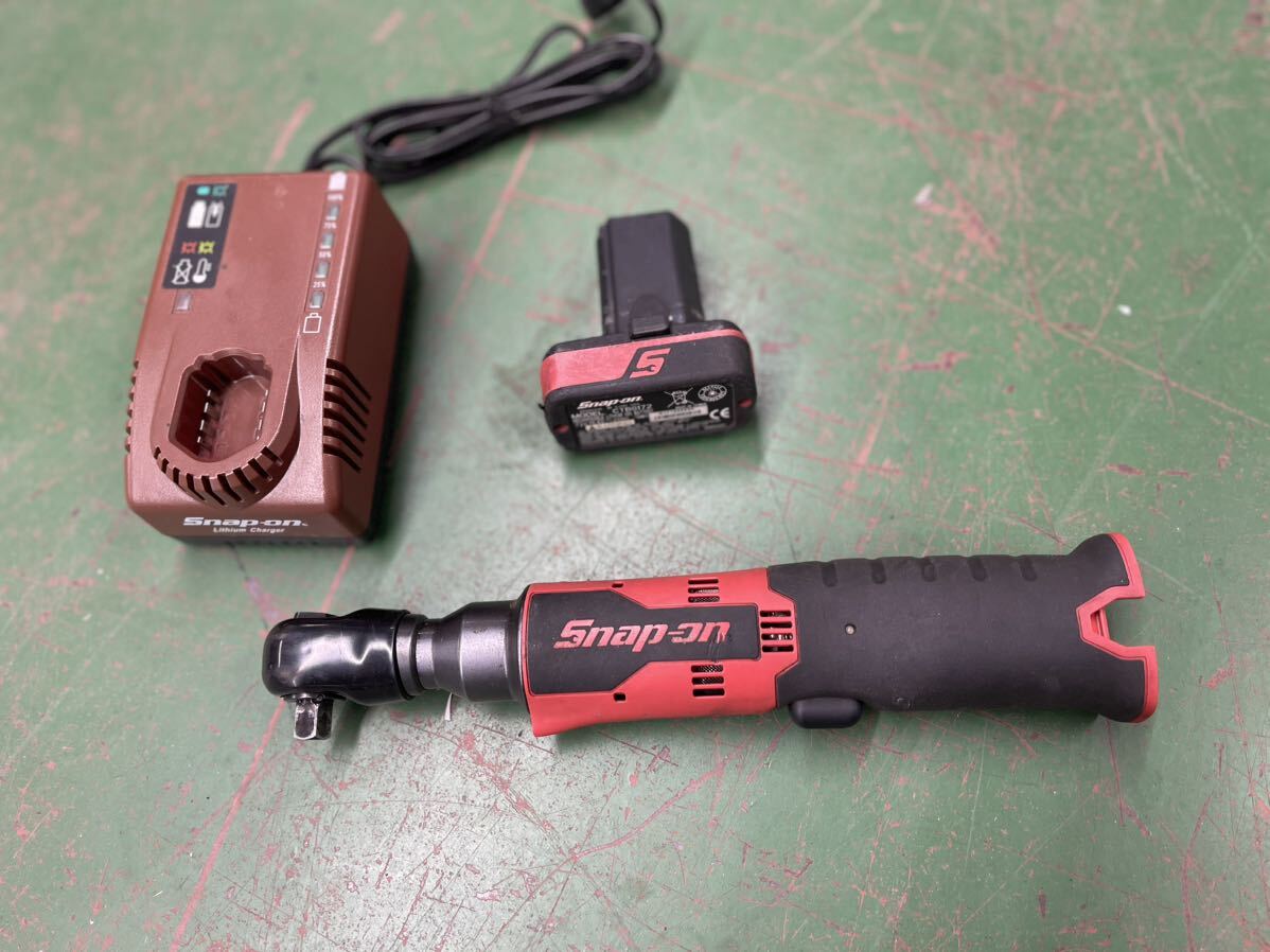 snap-on Snap-on 3/8 электрический храповик CTR762 электроинструмент аккумулятор с зарядным устройством заряжающийся 